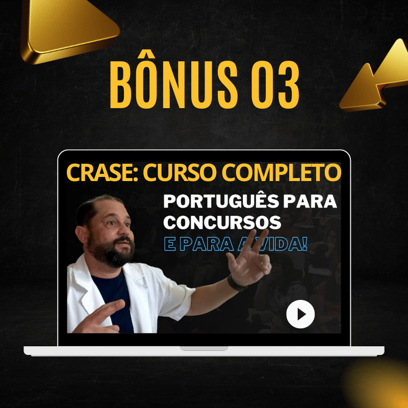 Português Vunesp 16 bônus curso de crase mazziotti